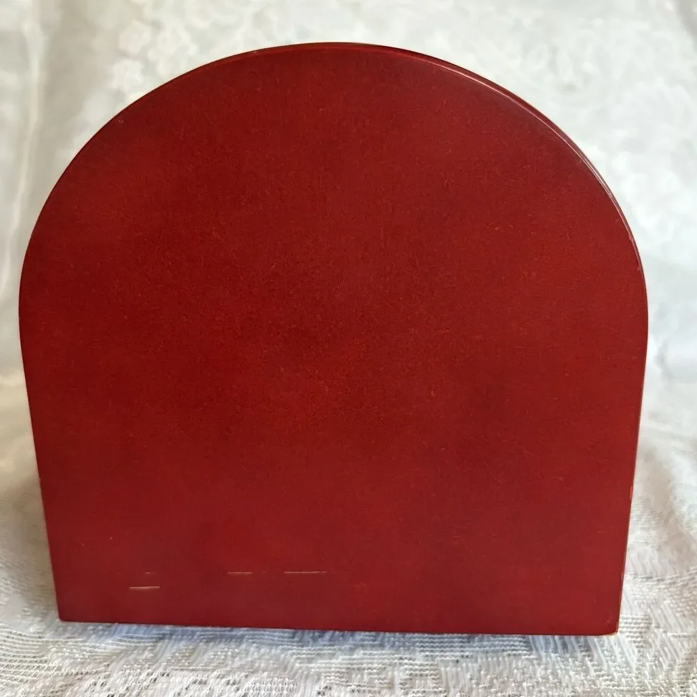Vintage‎ Wooden Heart Cut-Out Napkin, Mail Holder 7” Lazy Susan Cottagecore